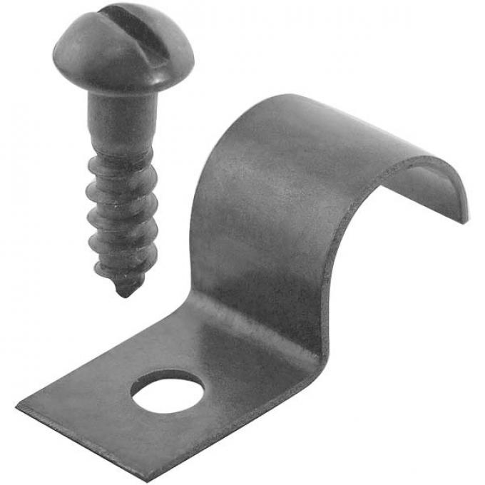 Model A Ford Taillight Wiring Clip & Bolt - Tail Light WireTo Bottom Of Wood Sub-rails