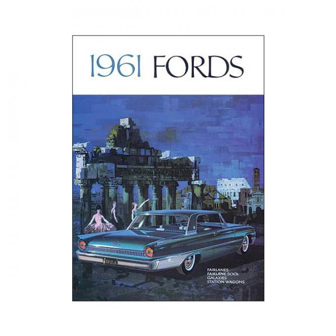 Sales Brochure - Covers Fairlanes, Galaxies and Station Wagons - Ford