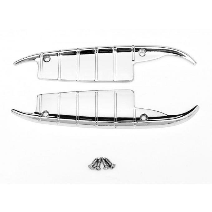 Full Size Chevy Accessory Door Handle Shields, 1958