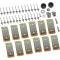 Galaxie Rocker Molding Clip Set, 1960-1961
