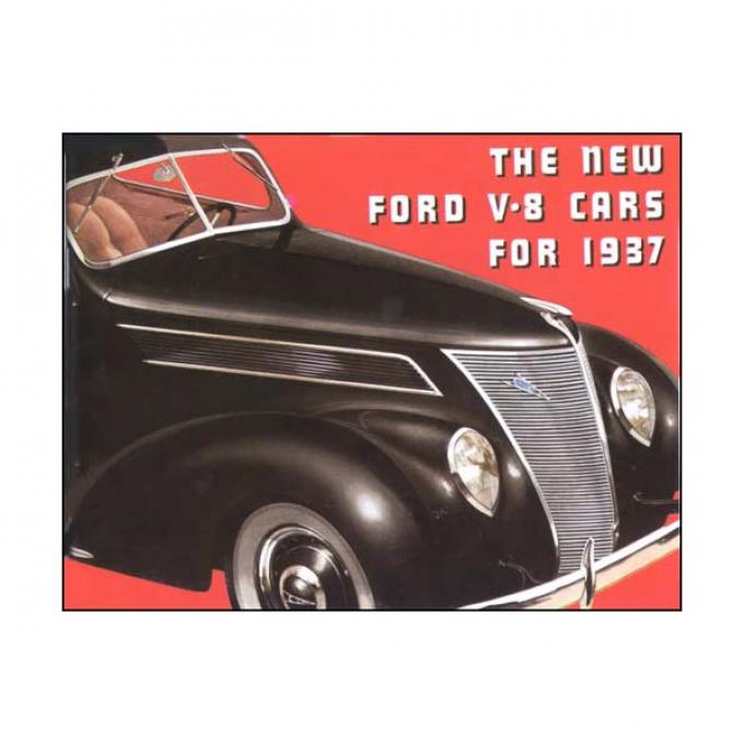 Sales Brochure - The New Ford V-8 Cars For 1937 - 20 Pages - Ford Passenger Car