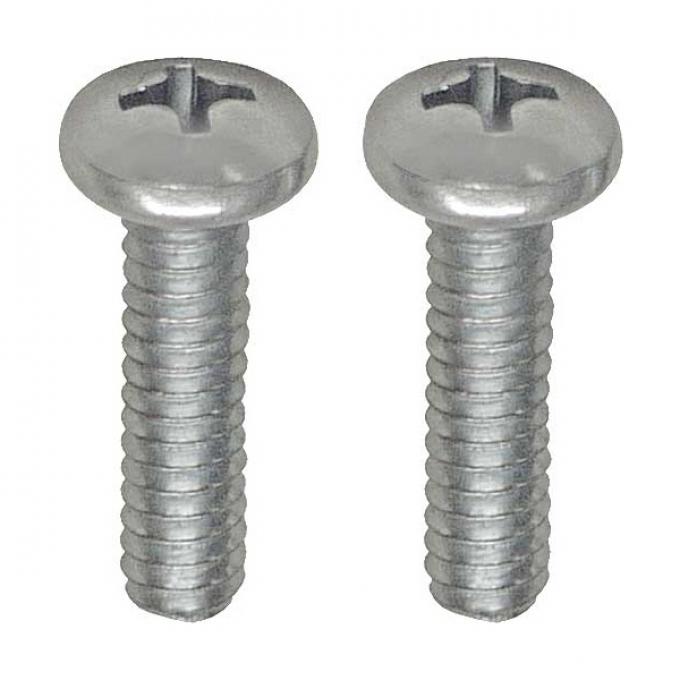 Ford Thunderbird Outside Rear View Mirror Screw Set, Left, From Mid 1964-66