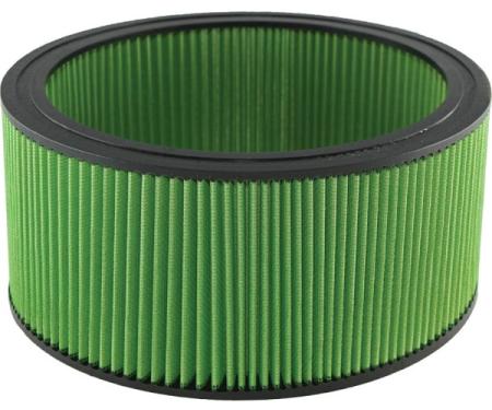 Chevy Truck Air Filter, Green, 12 x 5-1/2, 1980-1991
