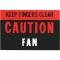 Caution Fan Decal, Mercury, 1964