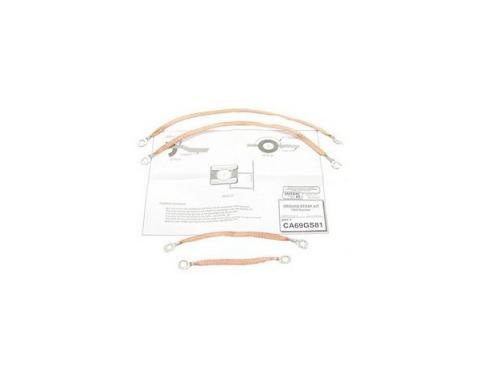 Camaro Ground Strap Set, Engine Compartment, 1969