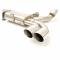 Corvette Fusion Exhaust System, B&B, With Quad Round Tips 1997-2004