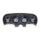 Ford Mustang Dakota Digital VHX Instrument With Silver Alloy Style Face, 1969-1970
