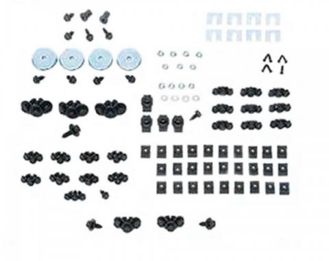 Front End Fastener Kit, Rally Sport, Stainless Steel, 1967-1968