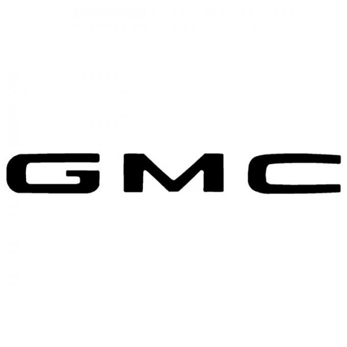 GMC Truck Tailgate "GMC" Applique Letters, Chrome 1967-1972