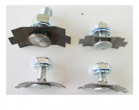 Chevy Radio Speaker Grille Clips, 1957