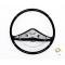 Full Size Chevy Steering Wheel, 15" Diameter Replacement, Impala, 1958-1960