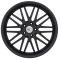 Corvette Wheel, Cray Brickyard 20x12" Machine Matte Black, 2006-2013 Z06 & Grand Sport