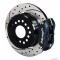 Chevy Wilwood Rear Parking Brake Kit, Dynalite Pro Series, 12.19" Solid Rotor, 1955-1957