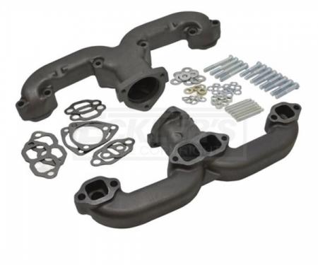 Chevy Or GMC Truck Small Block "Rams Horn" Exhaust Manifolds, 2.5", 1947-1987