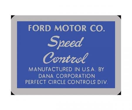 Speed Control Decal