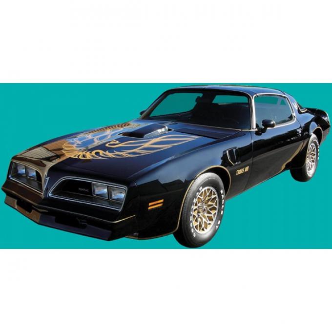 Firebird Decal Set, Special Edition, Bandit Gold, 1976