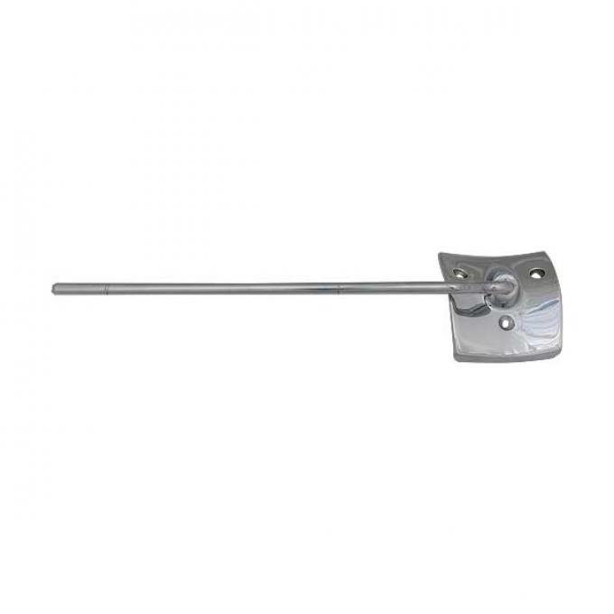 Sun Visor Arm And Bracket - Left - Chrome - Mercury Convertible