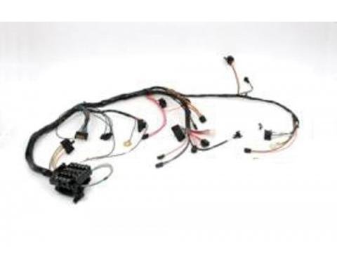 El Camino Dash Harness, With Factory Gauges & Seat Belt Warning, 1972