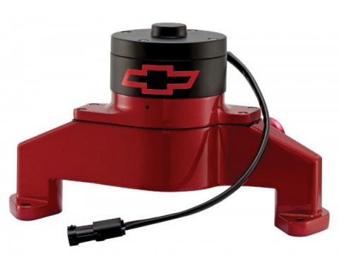 Nova And Chevy II Electric Aluminum Water Pump With Bowtie Logo, Big Block, 1962-1979