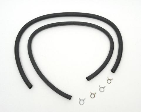 Full Size Chevy Heater Hose Kit, Original Style Ribbed Hose, 1959-1964