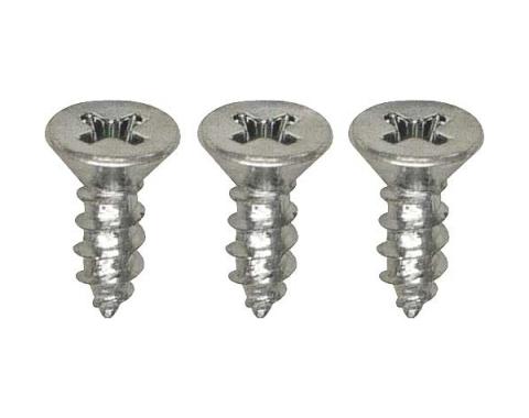 Redline Restomotive® 1964-1966 Ford Thunderbird Lower Right Dash Trim Screw Set