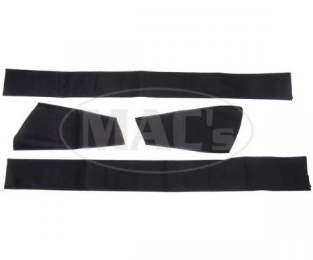 Ford Mustang Convertible Top Pads - Black