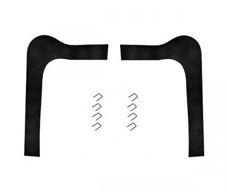 Radiator Support To Fender Seals - 6 Cylinder - Falcon & Comet Except 2-Door Hardtop & Convertible