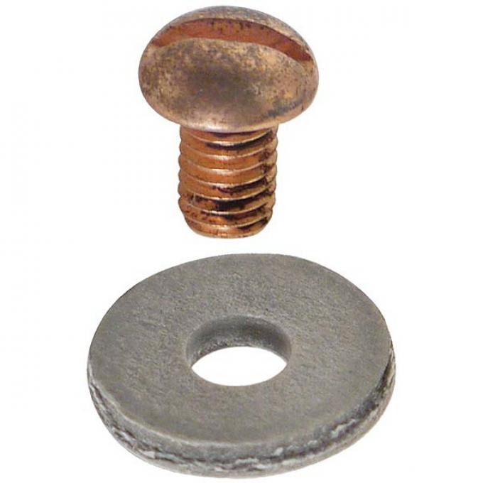Model A Ford Distributor Condenser Screw Set - Copper Plated Screw