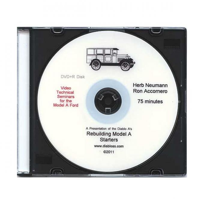 Model A Technical Help DVD - Rebuilding Model A Starters - 75 Minutes