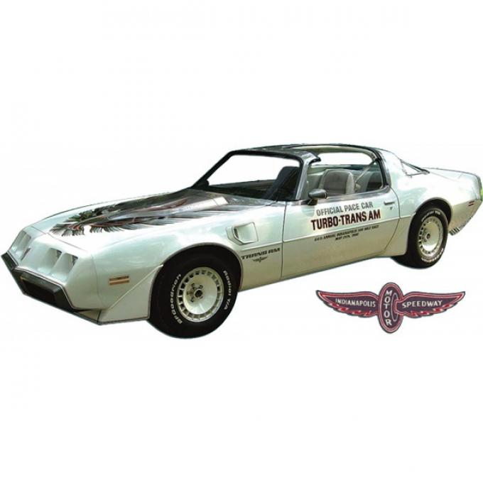 Firebird Decal Set, Silver, Trans Am, Turbo, Indy Pace Car Kit, 1980