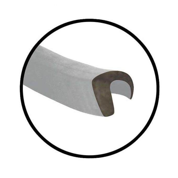Upper Door Seal Kit - (2) 54 Pieces - Ford Fordor Sedan