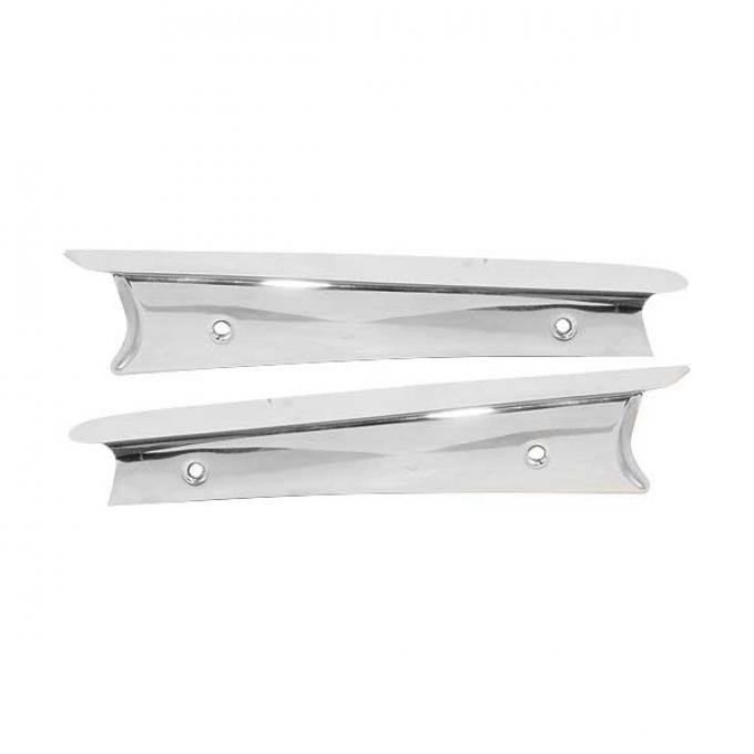 Windshield Garnish Mouldings - Stainless Steel - Ford Closed Cars