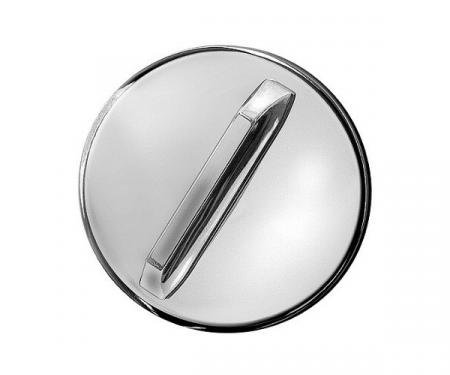 Nova Or Chevy II Gas Cap, Chrome 1965-1967