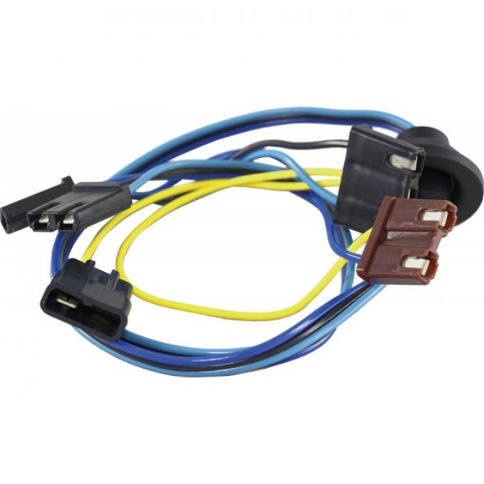 El Camino Wiper Motor Harness, 2 Speed With Washer, 1965