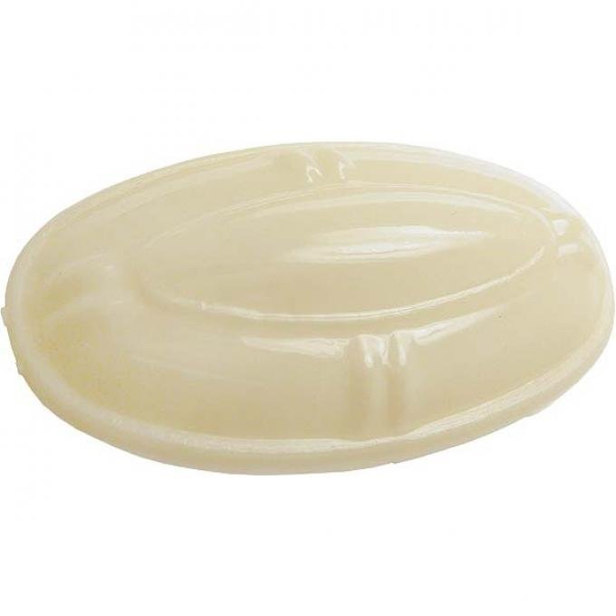 Dome Lamp Lens - White Plastic Lens - Oval - Ford