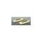 Chevy Door Armrests, Bel Air, Yellow, 1957