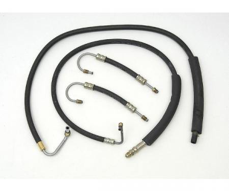 Full Size Chevy Power Steering Hose Set, Factory, 1960-1964