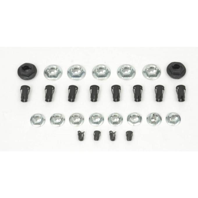 Camaro Emblem Fastener Set, Rally Sport (RS) 1969