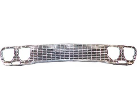 Full Size Chevy Grille & Mounting Bracket Assembly, 1963
