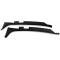 Chevelle Door Jamb Windlace, Black, 2-Door Coupe & Convertible, 1968-1969