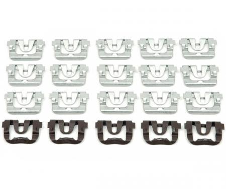 Chevelle Rear Window Molding Clip Set, Except Wagon, 1968-1972