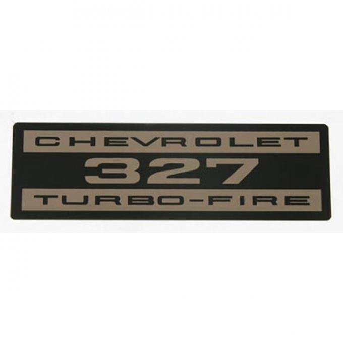 El Camino Valve Cover Decal, 327 Turbo-Fire, 1964-1968