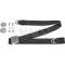 Seatbelt Solutions Ford/Mercury, Rear Universal Lap Belt, 60" with Chrome Lift Latch 1800601000 | Black
