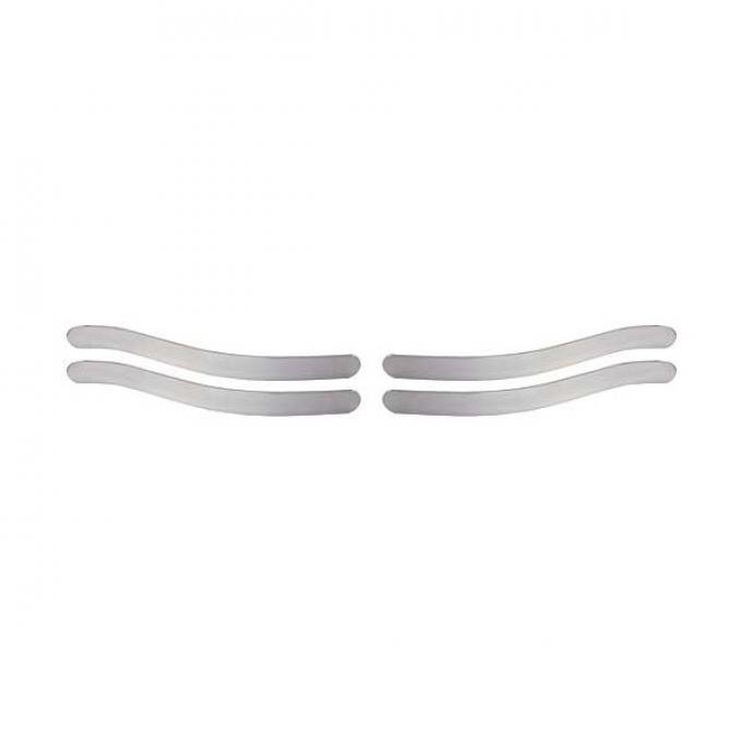 Model T Ford Bumper Rear Face Bars - Split Bar - Polished Stainless Steel