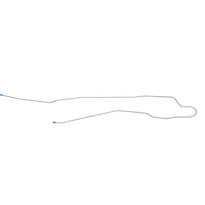 Full Size Chevy Long Brake Line, Front To Rear, Stainless Steel, 1961-1964