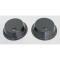 Corvette Headlight Actuator Covers, Carbon Fiber, 1968-1982