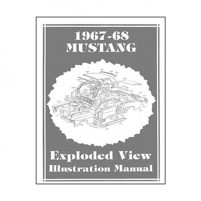Mustang Exploded View Illustration Manual - 184 Pages