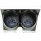 Camaro Analog Dash Gauges, Dakota Digital, Carbon Fiber With Blue Display, 1967-1968
