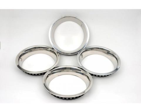 Firebird Wheel Trim Ring Set, 14 x 7, With Inside Style Clips, 1967-1981