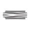 PUI 57 FORD 2 DR SEDAN 64 WIN 200625 | Belt Weatherstrip Kit - 8 Pieces - Doors And Quarter Windows - Ford Fairlane Club Sedan